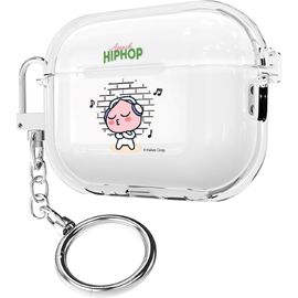 [S2B] KAKAOFRIENDS Hip Hop Ryan AirPods Pro2 Clear Slim Case - Apple Bluetooth Earphones All-in-One Case - Made in Korea
